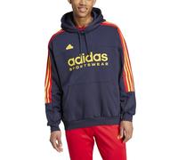 Adidas Felpa da Uomo con Cappuccio House Of Tiro Nations Pack Blu Taglia M Codice IY4531 Blu