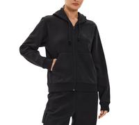 Adidas - Felpa Donna con Cappuccio e Zip ALL SZN Fleece, Nero Codice IW1235 - 9W