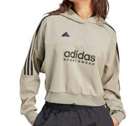 Adidas Felpa Donna con Cappuccio Tiro 3-Stripes Loose Verde Taglia M Codice I...