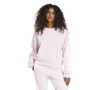 Adidas Felpa Essentials 3-Stripes French Terry Pink da Donna L Rosa
