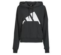 adidas Felpa Essentials Big Logo French Terry Loose Hoodie in Nero EU M