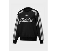 adidas Felpa girocollo in maglia con logo Adidas 44 Nero