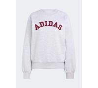 adidas Felpa girocollo in pile Adidas rosso