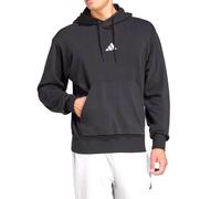 Felpa con cappuccio Essentials Feelcozy French Terry Black / White M