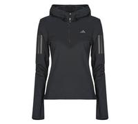 adidas Felpa Own The Run Winterized Hooded Half-Zip in Nero EU M