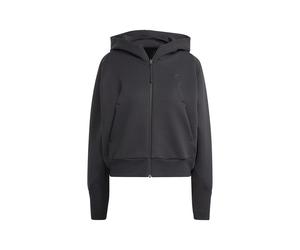 ADIDAS Felpa Palestra Full Zip Con Cappuccio Nero Donna M