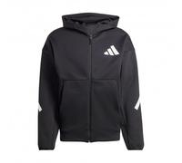 ADIDAS Felpa Palestra Full Zip Con Cappuccio Nero Uomo L