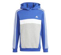 adidas Felpa Tiberio 3-Stripes Colorblock Fleece Hoodie in Marine 7 / 8 anni