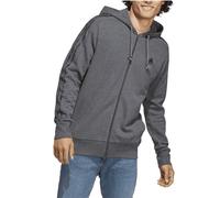 Adidas Felpa Uomo con Cappuccio e Zip Essentials 3-Stripes French Terry Grigi...