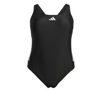 Adidas Costume da bagno 3-Stripes C-Back (Taglie comode) - Nero/Bianco - 3XL