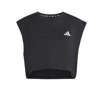 adidas Femme adi365 Running Essentials Crop T-Shirt, Black, M