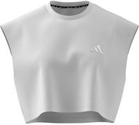 adidas Femme adi365 Running Essentials Crop T-Shirt, White, XS