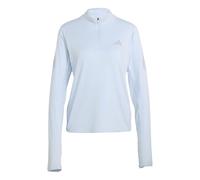 adidas Femme ADI365 Running Iconic Half Zip, Crystal Sky, S