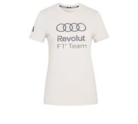 adidas Femme Audi Formula One Team Dna Graphic Tee, Chalk Pearl, L