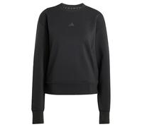 adidas Femme D4T Workout Warm Up Crew Neck, Black, M