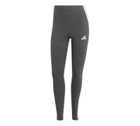 adidas Femme ESSENTIALS 3-STRIPES COTTON LEGGINGS, dark grey heather/white, L