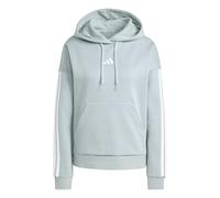 adidas Femme Essentials 3-Stripes Fleece Hoodie, Wonder Sage/White, L