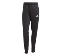 adidas Femme Essentials 3-Stripes Fleece Slim Pants, Black/White, XS