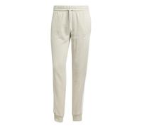adidas Essentials 3-Stripes Fleece Slim Pant Women Pantaloni L Bianco