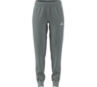 adidas Femme Essentials 3-Stripes Fleece Slim Pants, Wonder Sage/White, L