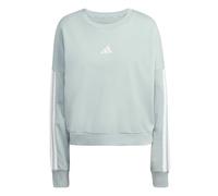 adidas - Women's 3-Stripes French-Terry Sweatshirt - Maglione M grigio