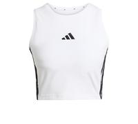 adidas Femme Essentials 3-Stripes Padded Tank, White, M