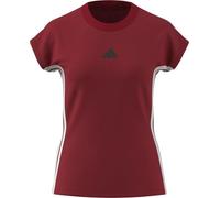 adidas Femme Essentials 3-Stripes Single Jersey Tee, Better Scarlet/White, XXL