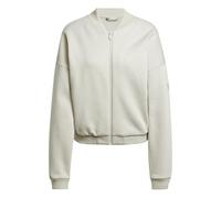 Giacca adidas Essentials Contemporary Logo bianco sporco donna - L
