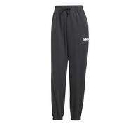 Pantaloni lunghi adidas Essentials Linear French Terry Cuffed nero puro donna - S