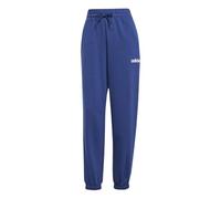 adidas Femme Essentials Linear French Terry Cuffed Pants, Dark Blue/White, XL