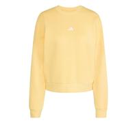 adidas Femme Essentials Small Logo Feel Cozy Relaxed Fit Sweatshirt, Semi Ice Tangerine/White, L