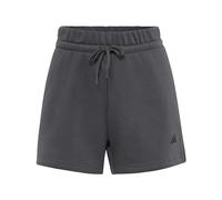 adidas Femme Essentials Small Logo Feel Cozy Shorts, Grey Six/Black, L