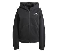 adidas Femme Future Icons Small Logo Full Zip Hoodie, Black, XXS