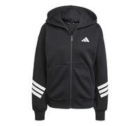 adidas Femme Future Icons Three Stripes Full Zip Hoodie, Black, XL