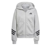 Adidas Future Icons 3 Stripes Full Zip Sweatshirt Grigio M Donna