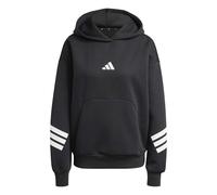 adidas Femme Future Icons Three Stripes Hoodie, Black, XXS