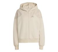 adidas Femme Future Icons Three Stripes Hoodie, Crystal Linen, L