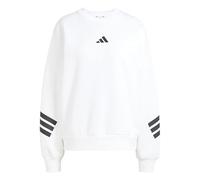 adidas Femme Future Icons Three Stripes Sweatshirt, White, XS