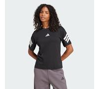 adidas Femme Future Icons Three Stripes T-Shirt, Black, M