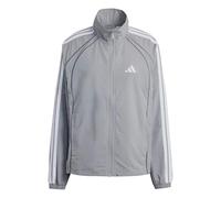 adidas Femme Iconic Woven Tracktop with 3-Stripes, ch Solid Grey, XS