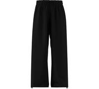 adidas Femme Iconic Woven Wide Leg Trackpants with Bunjees, Black, S