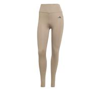 adidas Femme Optime Essentials Stash Pocket Full Length Leggings, chalky brown, S