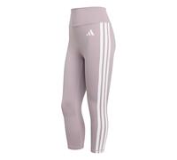 adidas Femme Optime Essentials Workout 3-Stripes 3/4 Leggings, preloved fig/white, M