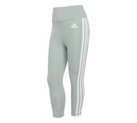adidas Femme Optime Essentials Workout 3-Stripes 3/4 Leggings, Wonder Sage/white, XS