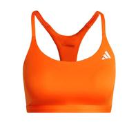 adidas Femme Optime Essentials Workout Light Support Bra, Pure Orange, S