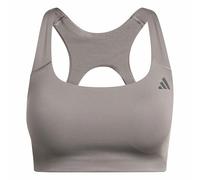 adidas Femme Optime Workout Medium Support Bra, Charcoal, XS