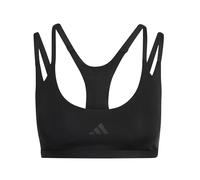 Adidas Optime Workout Strappy Low Impact Sports Bra Nero L Donna