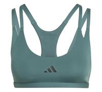 adidas Femme Optime Workout Strappy Light Support Bra, preloved Teal, S