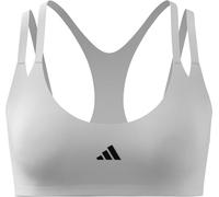 adidas Femme Optime Workout Strappy Light Support Bra, White, XXS