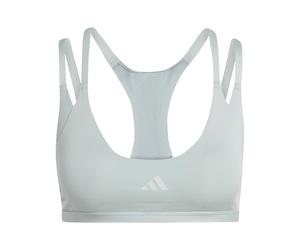 adidas Femme Optime Workout Strappy Light Support Bra, Wonder Sage, XL